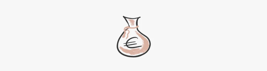 Ein Sack mit Geld