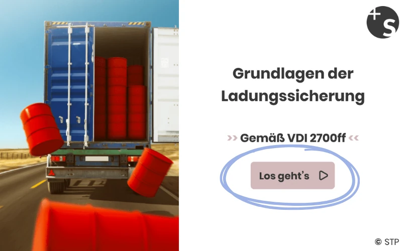 Online Training Ladungssicherung Demo Bilder