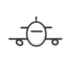 Flugzeug Icon